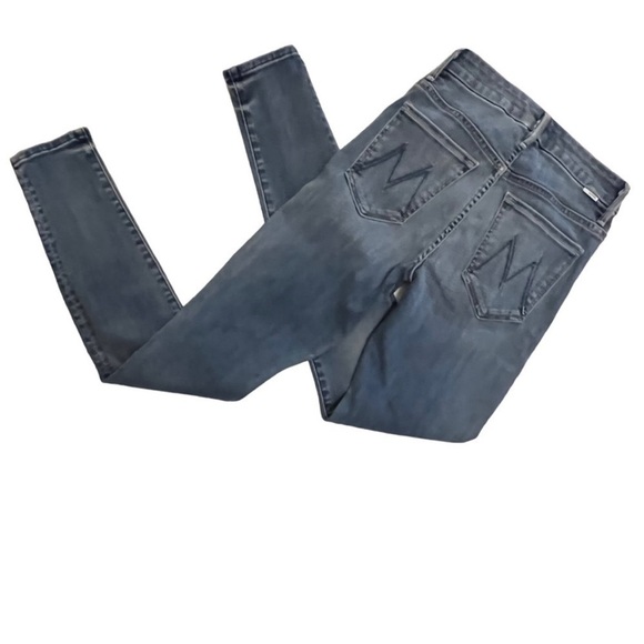 Mother High Rise Stretch Denim Jeans 24 ankle - Picture 4 of 16